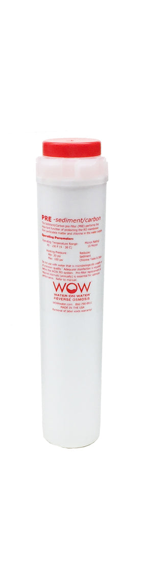 WOW Pre-Filter Cartridge – 180 gpd
