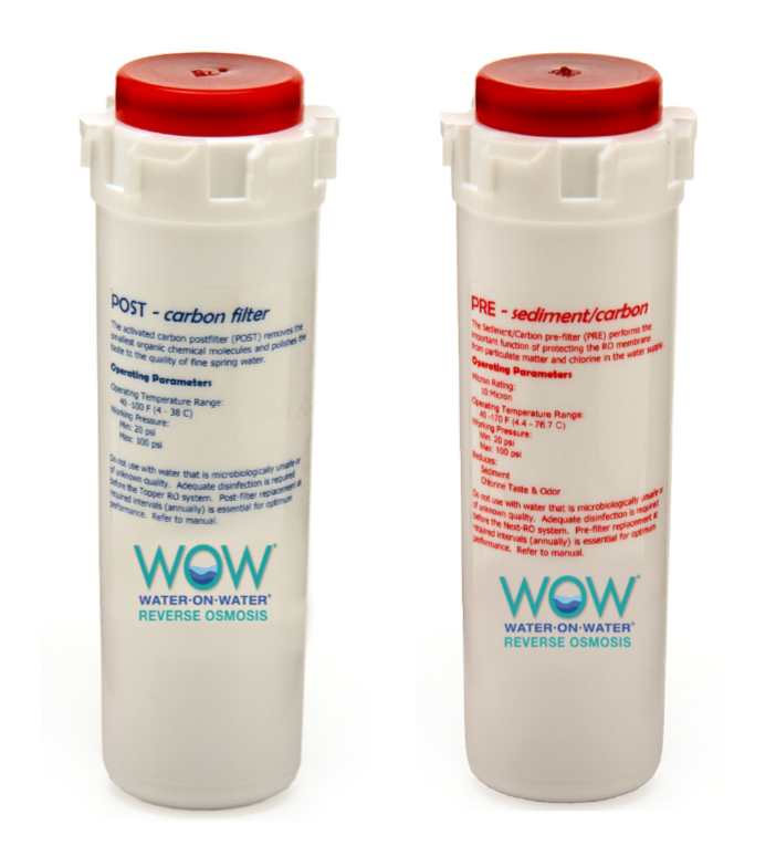 WOWRO Pre/Post Filter Set