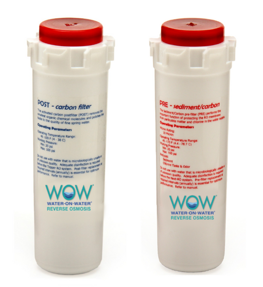 WOWRO Pre/Post Filter Set
